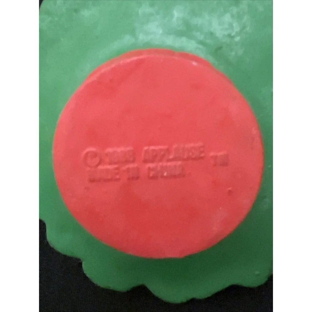 Vintage 1988 Applause Christmas Tree Figure Rubber Toy Holiday Decoration